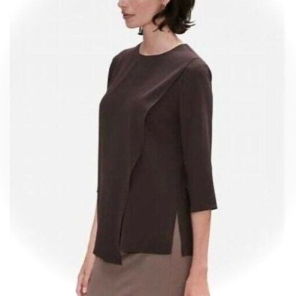 MM Lafleur The Bourgeois Top Brown Size Small - Picture 1 of 5